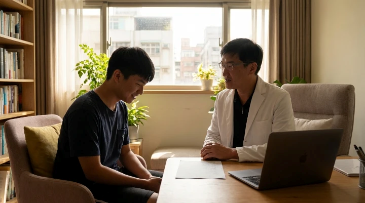 吳紹琥醫師分析3C時代青少年健康焦慮的成因 低頭族表現出3C時代青少年健康焦慮的疏離感 親子溝通能緩解3C時代青少年健康焦慮的壓力 規律睡眠幫助改善3C時代青少年健康焦慮症狀