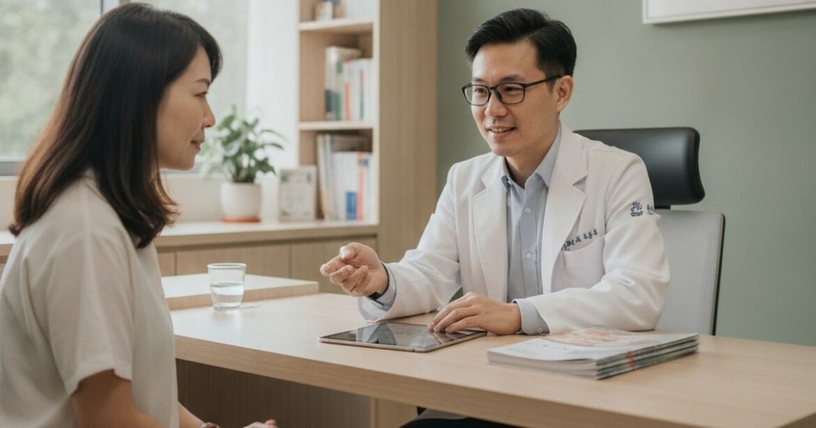 吳芮醫師說明如何分辨血管型黑眼圈的青紫色特徵